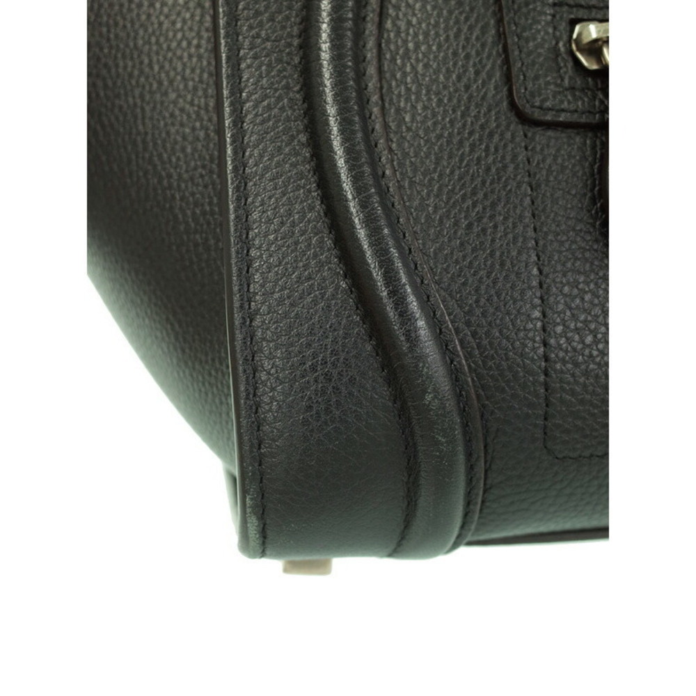 Celine Handbag Shopper Tote Calfskin Leather Shoulder - Picture 4 of 9